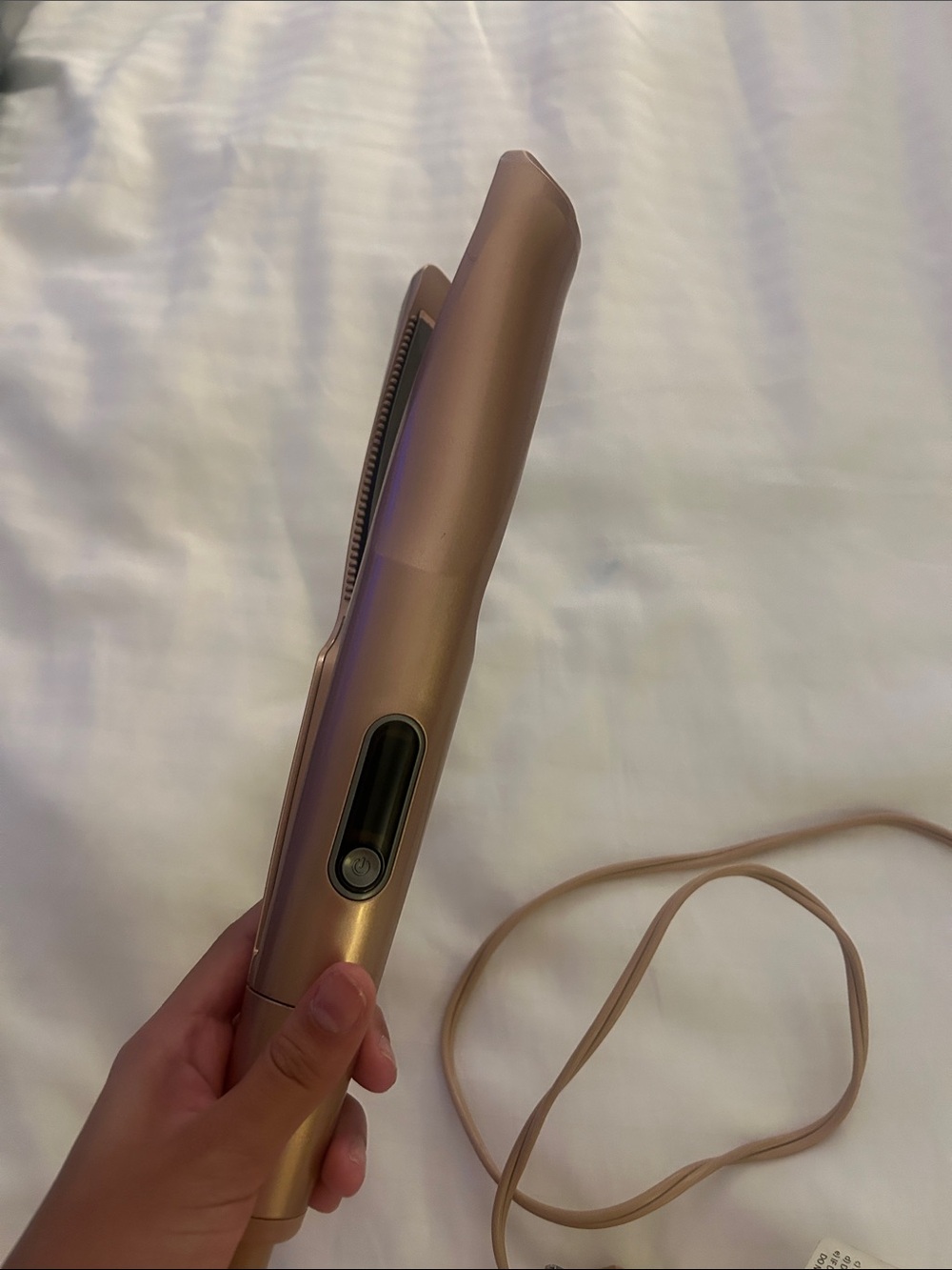 Rose  Gold Iron Hair Straightener and Curler
